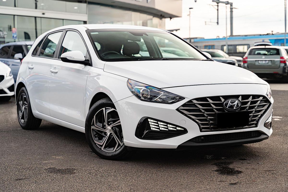 SOLD 2021 Hyundai i30 in White | Used Hatch | Cranbourne VIC