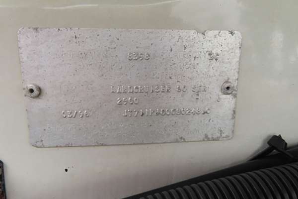 1996 Toyota Landcruiser Standard HZJ80R