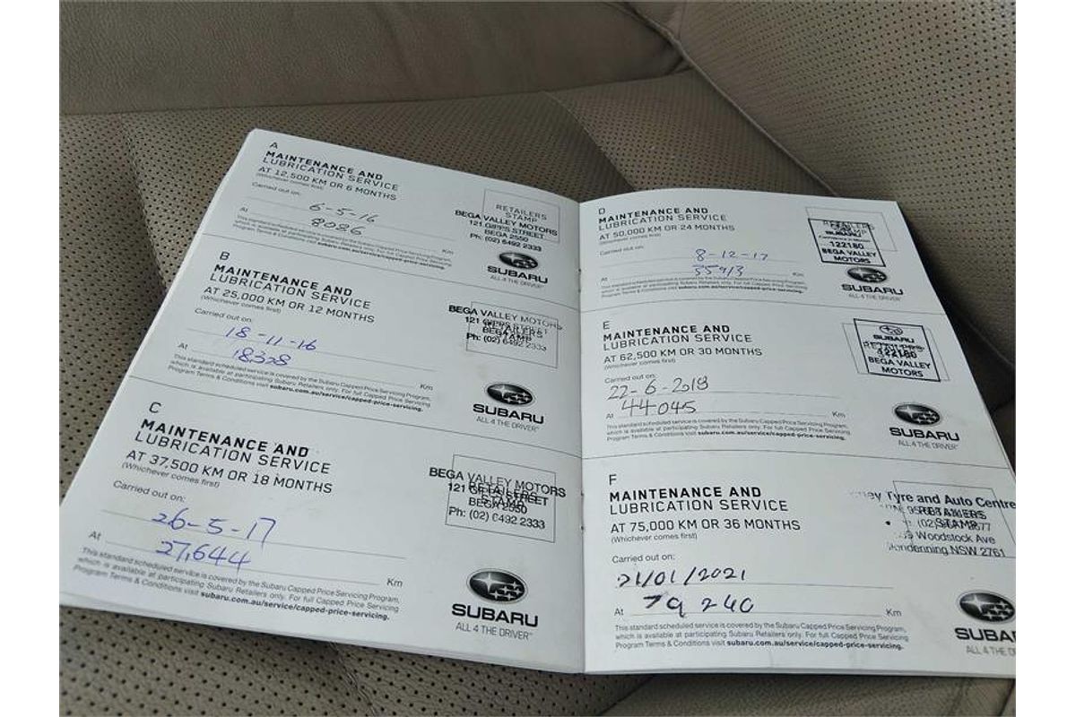 2015 Subaru Outback 2.0D Premium 5GEN