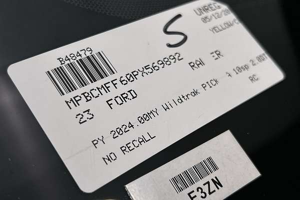 2023 Ford Ranger Wildtrak 4X4