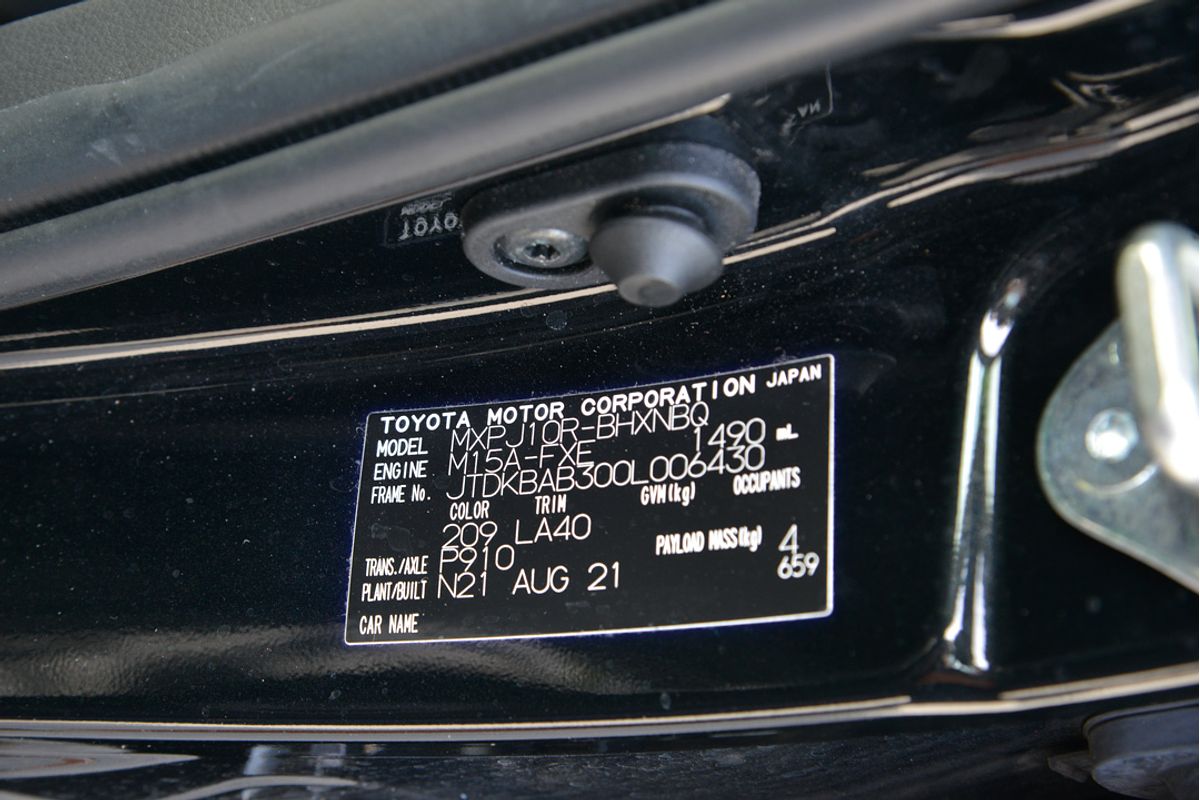 2021 Toyota Yaris Cross Urban MXPJ10R