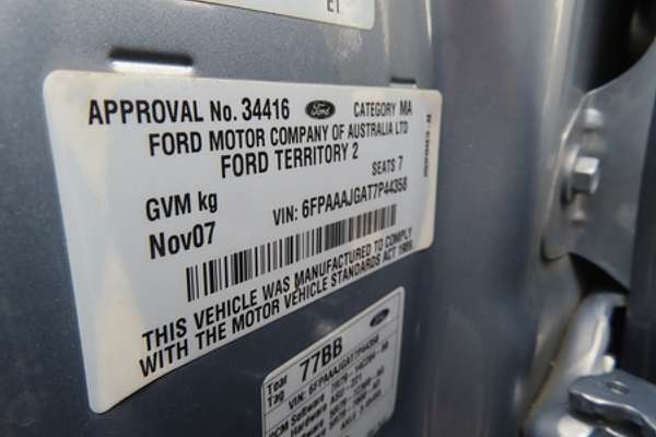 2007 Ford Territory TS SY