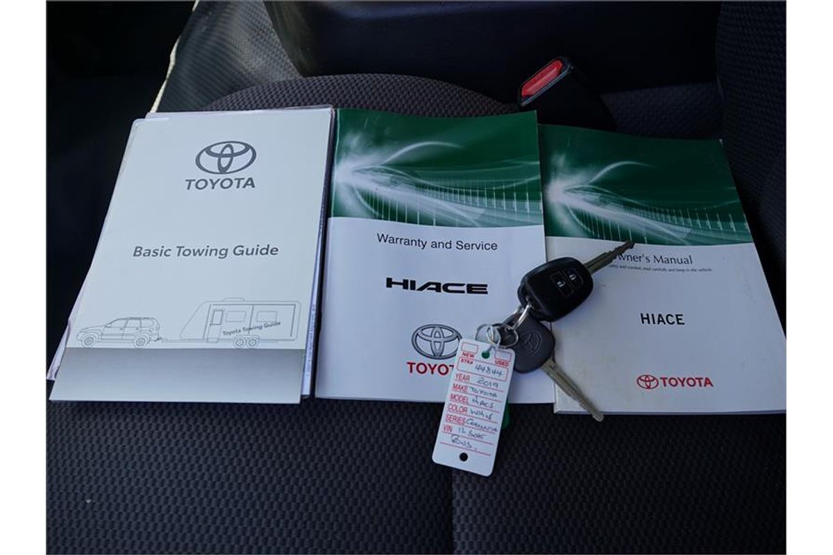 2019 Toyota Hiace Commuter KDH223R