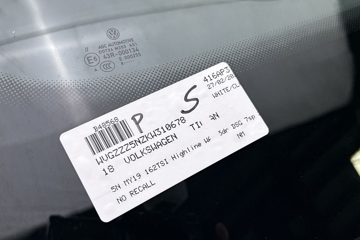 2018 Volkswagen Tiguan 162TSI Highline 5N