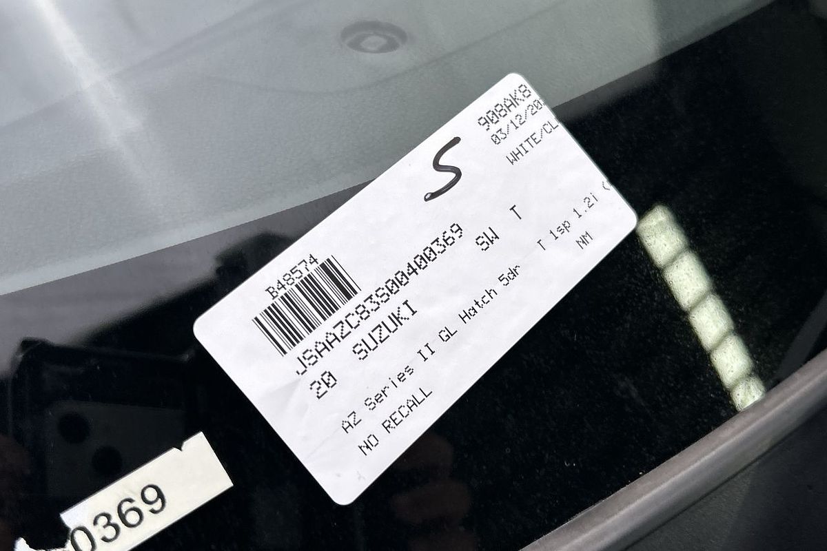 2020 Suzuki Swift GL AZ Series II