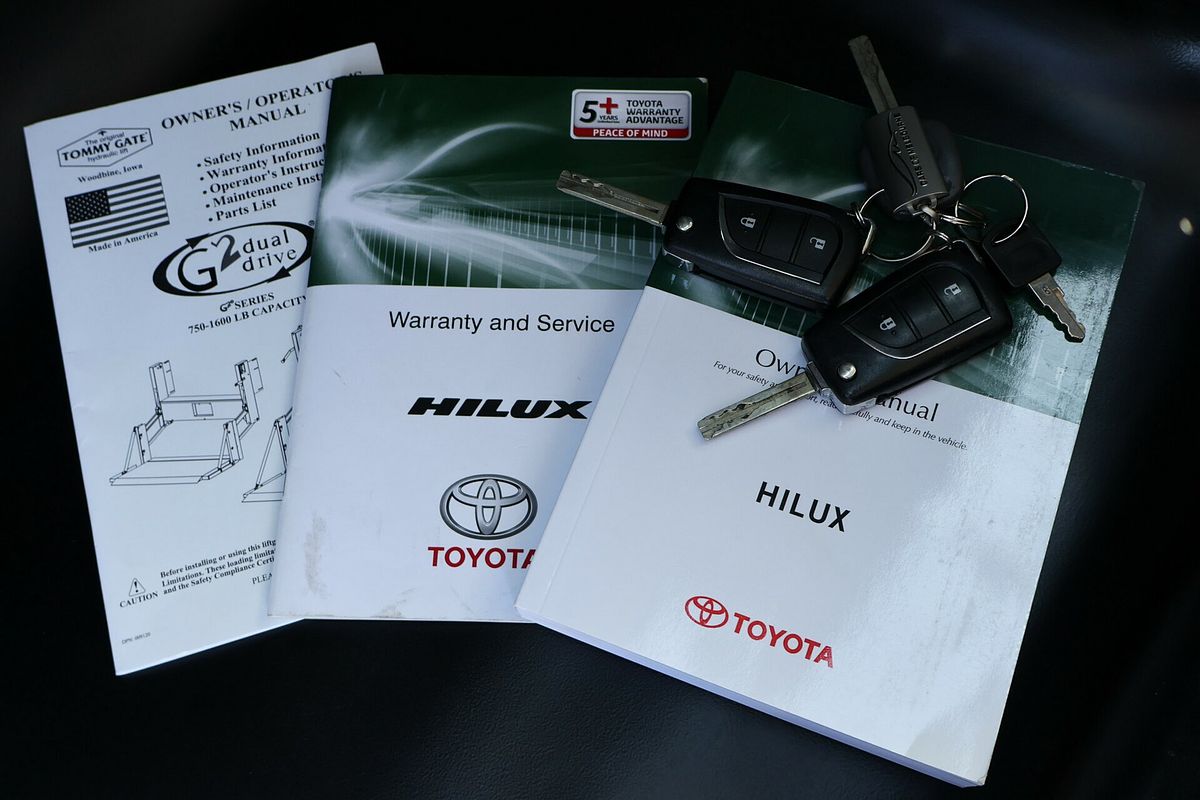 2019 Toyota Hilux Workmate TGN121R Rear Wheel Drive