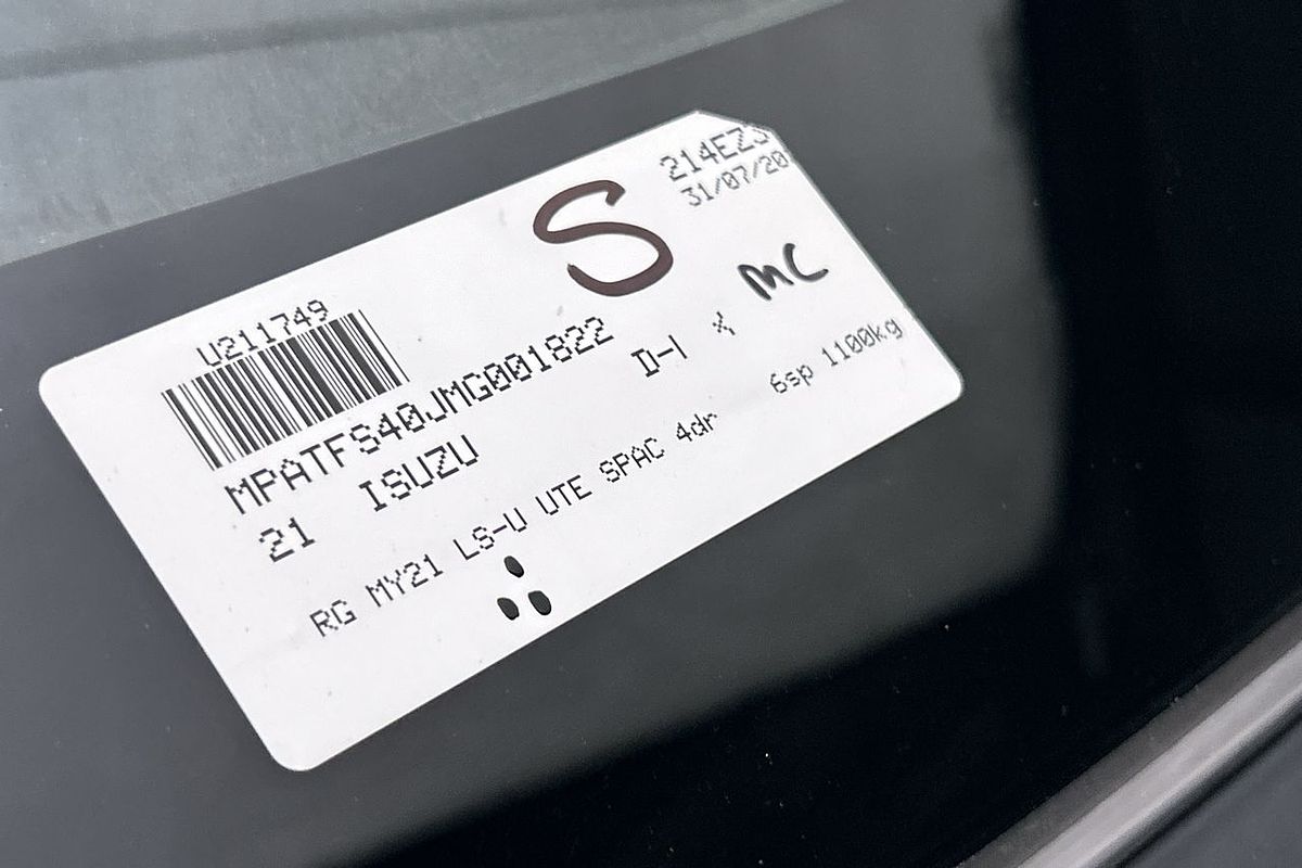 2021 Isuzu D-MAX LS-U 4X4
