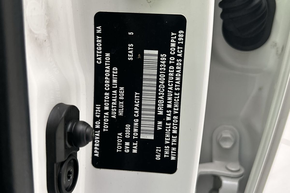 2021 Toyota Hilux Rugged X GUN126R 4X4