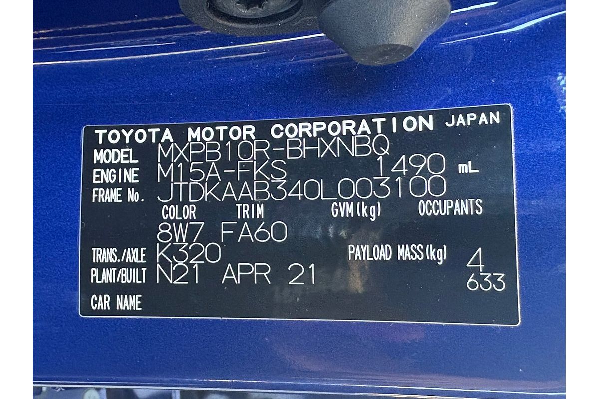 2021 Toyota Yaris Cross
