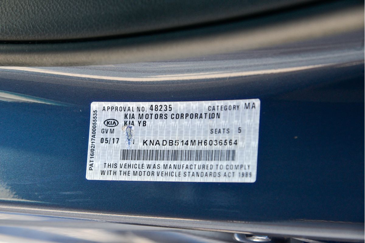 2017 Kia Rio S YB