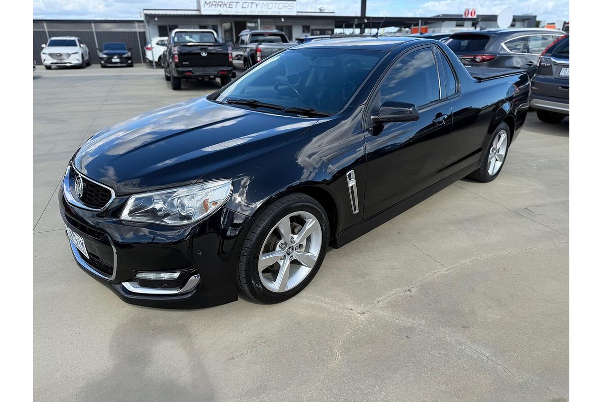 2016 Holden Ute SV6 Black VF Series II Rear Wheel Drive