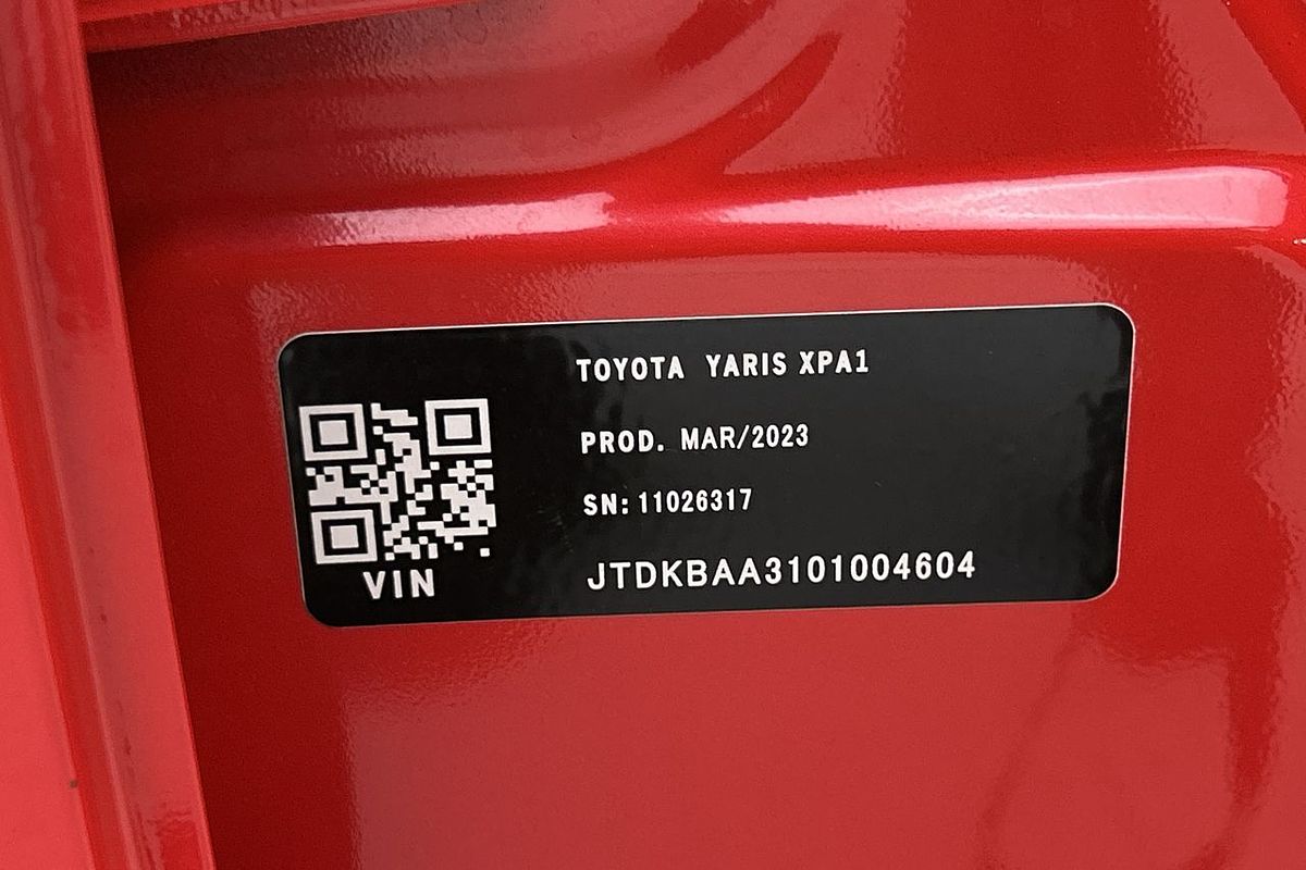 2023 Toyota Yaris SX MXPA10R