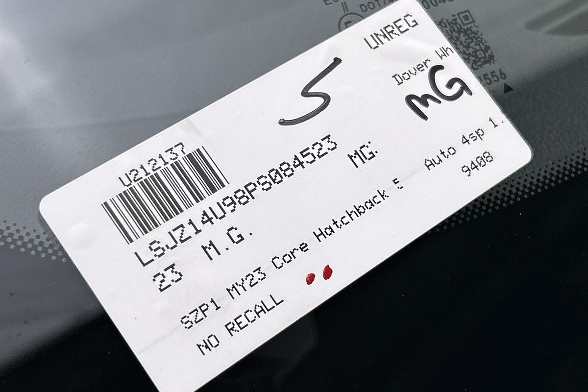 2023 MG MG3 Core