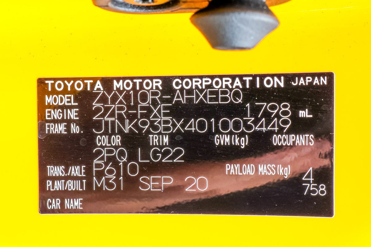 2020 Toyota C-HR Koba ZYX10R
