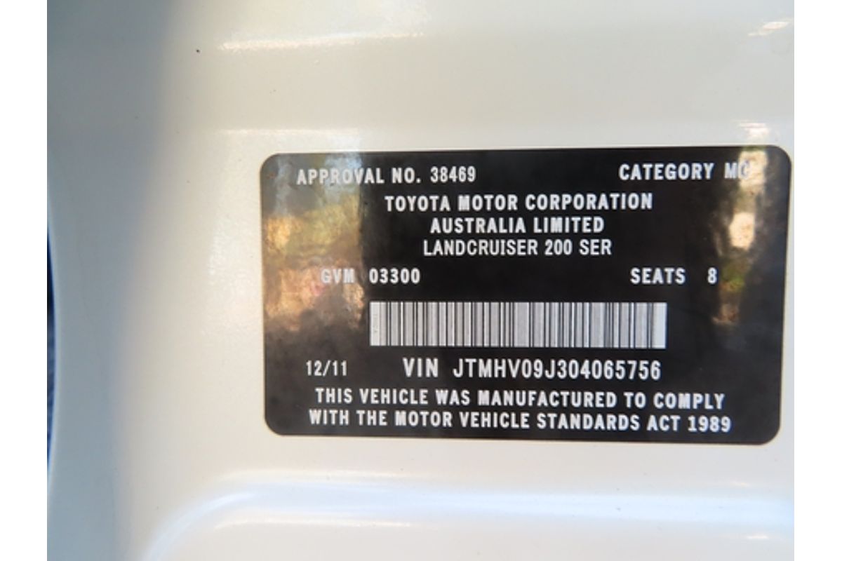 2011 Toyota Landcruiser Altitude VDJ200R