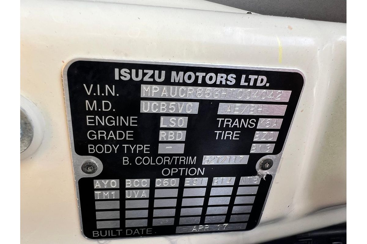 2017 Isuzu MU-X LS-M