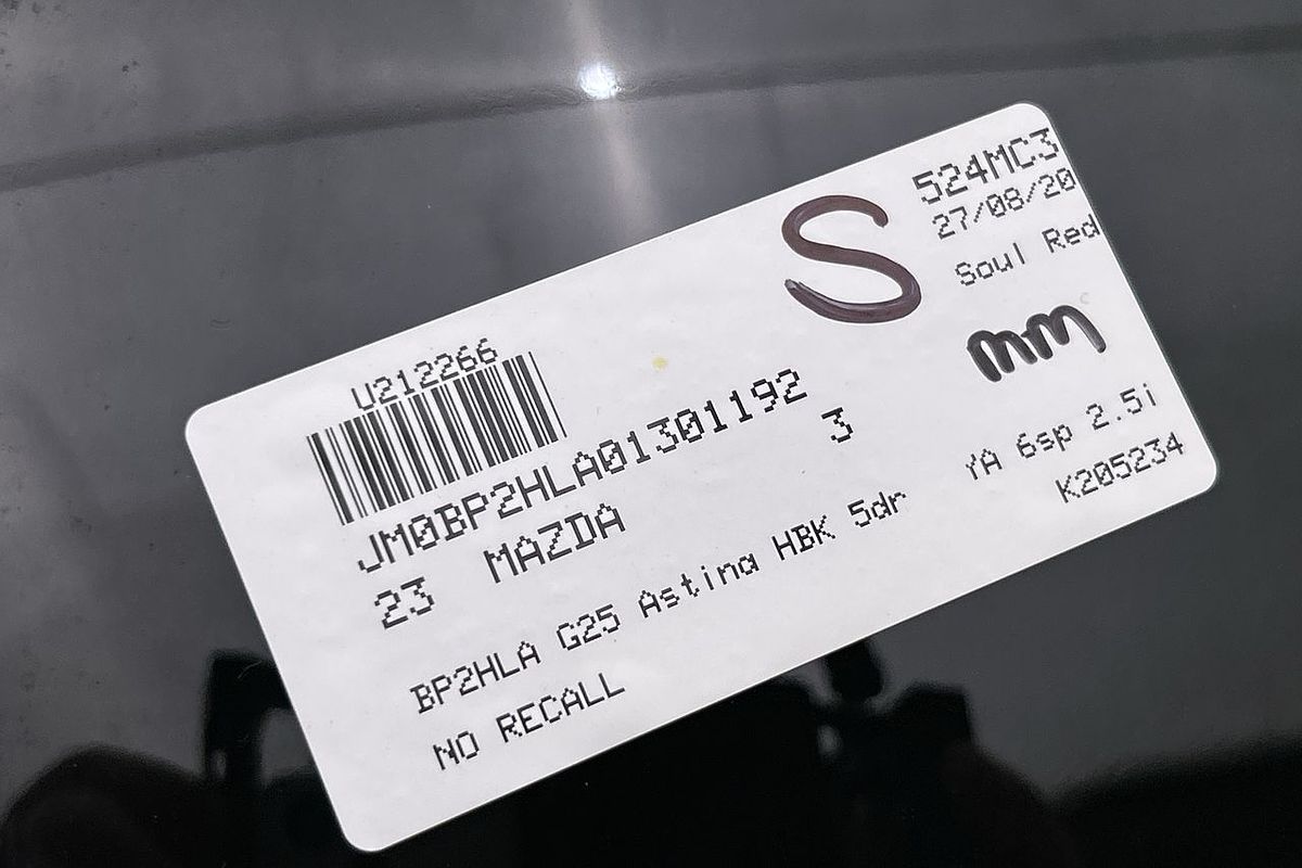 2023 Mazda 3 G25 Astina BP Series