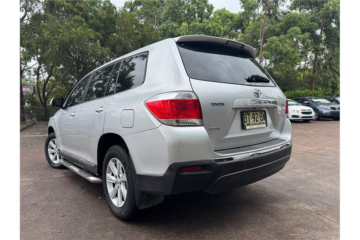 2012 Toyota KLUGER KX-R (FWD) 7 SEAT GSU40R MY11 UPGRADE