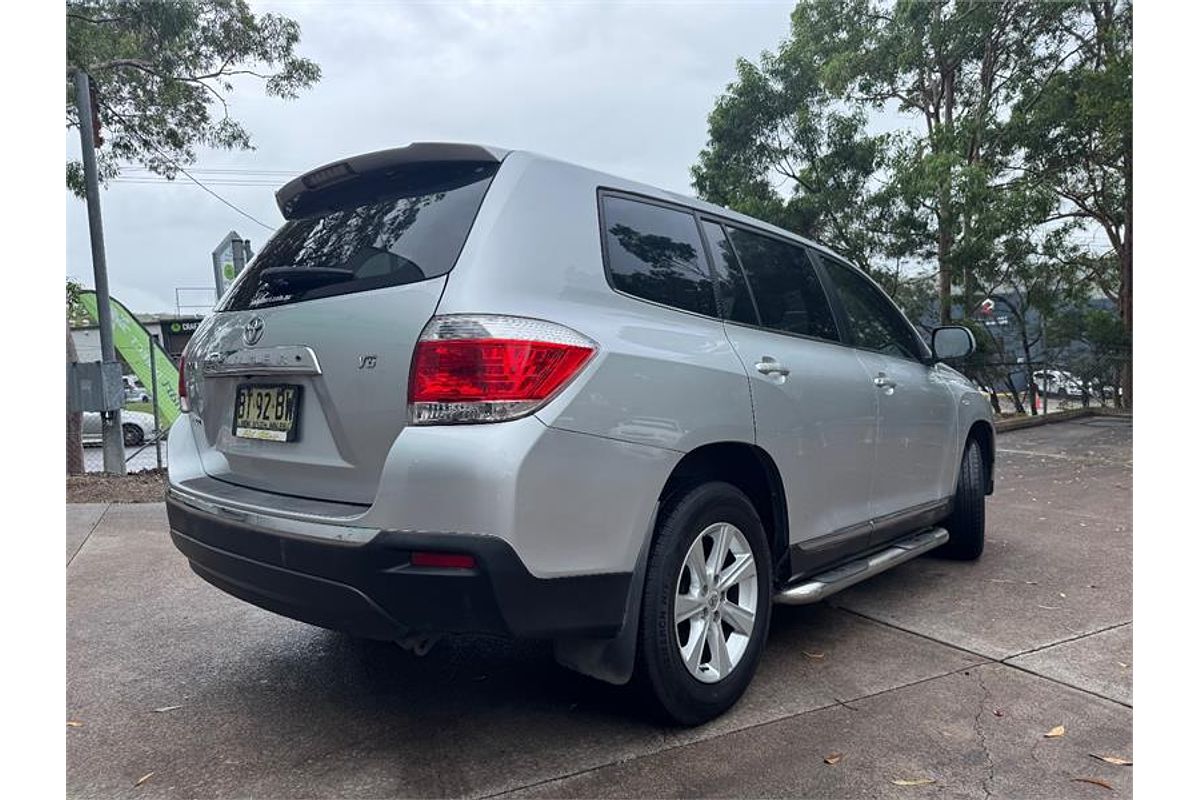 2012 Toyota KLUGER KX-R (FWD) 7 SEAT GSU40R MY11 UPGRADE