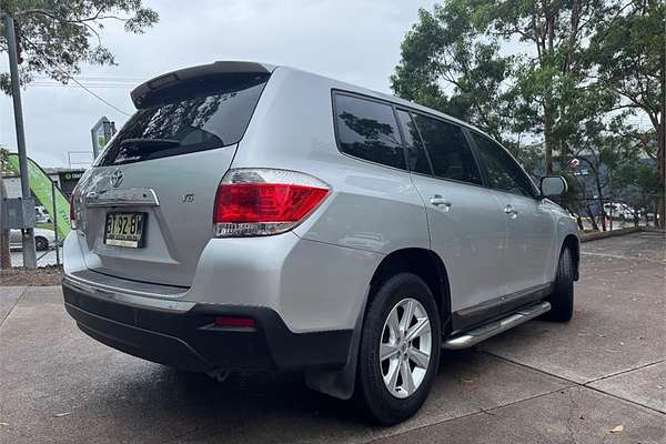 2012 Toyota KLUGER KX-R (FWD) 7 SEAT GSU40R MY11 UPGRADE