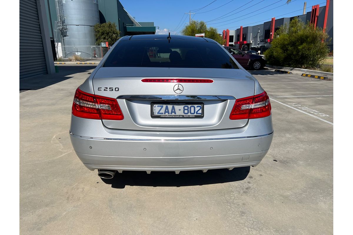 2012 Mercedes-Benz E-Class E250 BlueEFFICIENCY Avantgarde C207