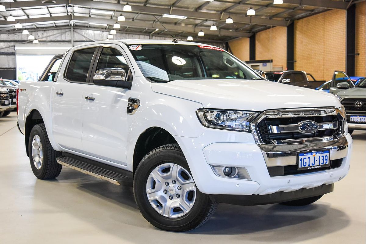 SOLD 2017 Ford Ranger XLT Hi-Rider in WHITE | Used Ute | Kenwick WA