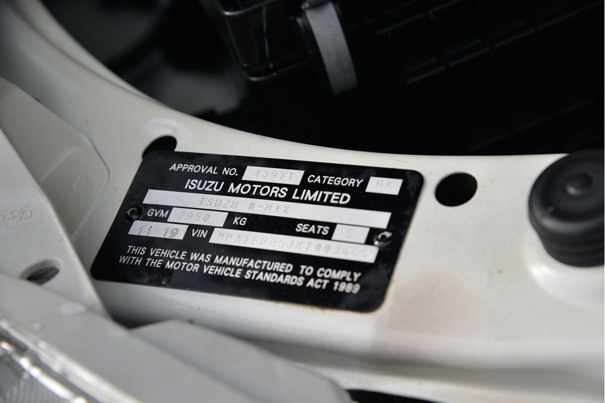 2019 Isuzu D-MAX LS-U High Ride Rear Wheel Drive