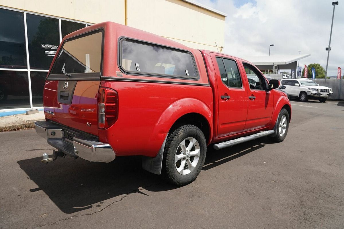 2012 Nissan Navara RX (4x2) D40 MY11 Rear Wheel Drive
