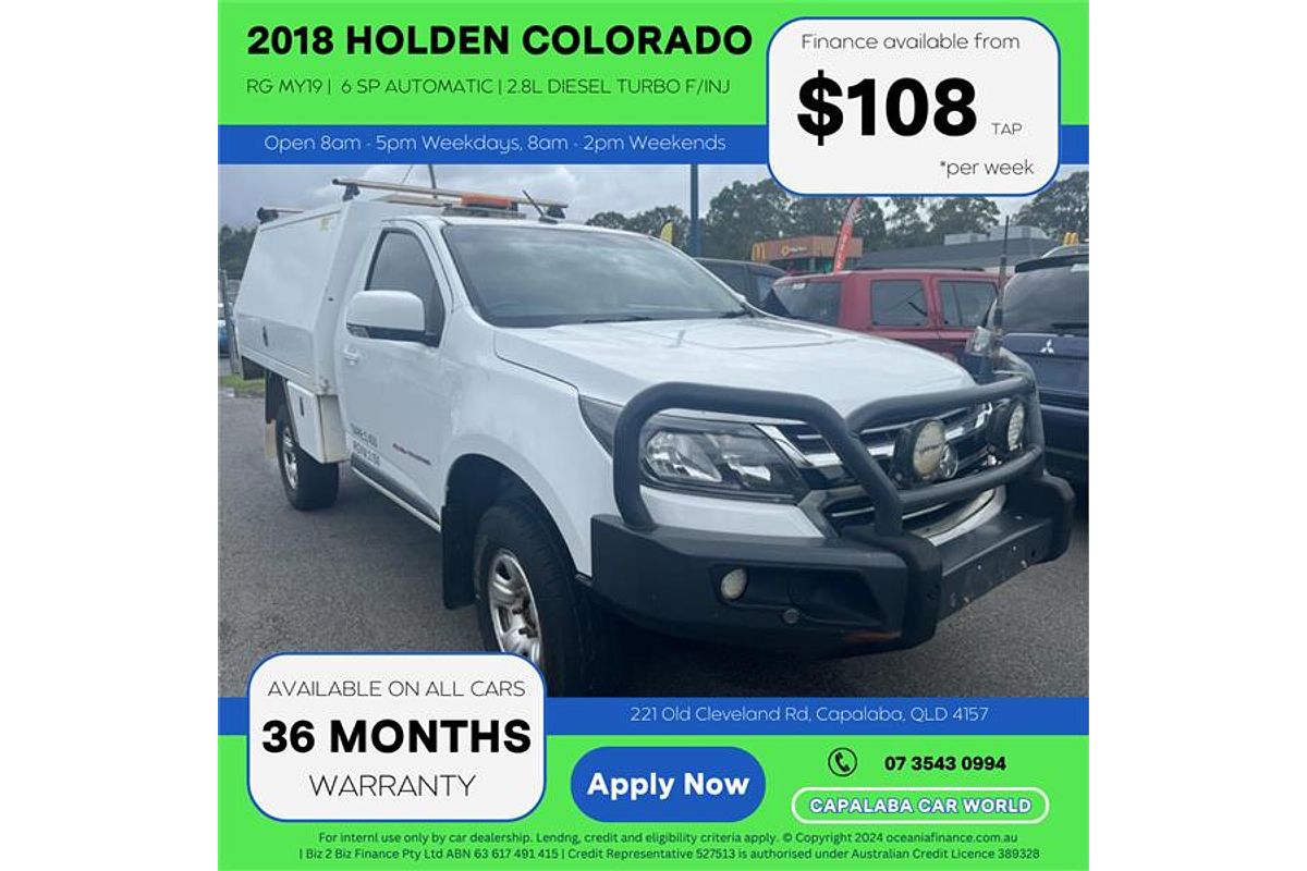 2018 Holden Colorado LS RG 4X4