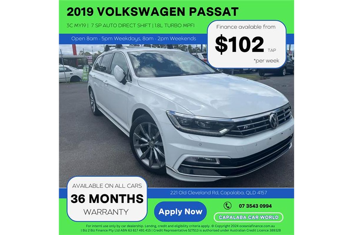 2019 Volkswagen PASSAT 132 TSI COMFORTLINE 3C MY19