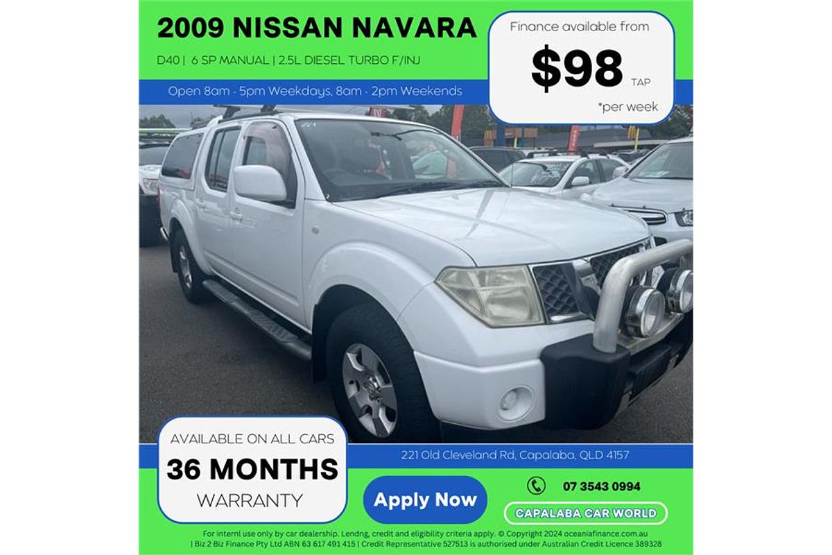 2009 Nissan Navara ST D40 4X4