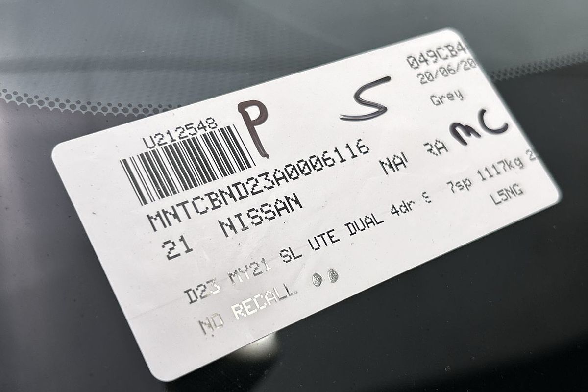 2021 Nissan Navara ST-X D23 Rear Wheel Drive
