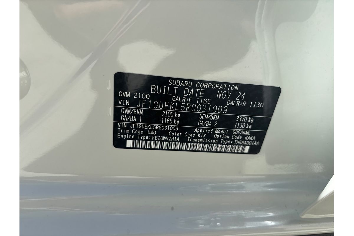 2024 Subaru Crosstrek Hybrid L G6X