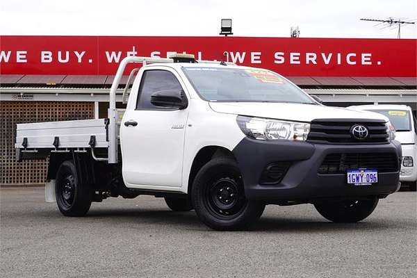 2019 Toyota Hilux Workmate TGN121R Rear Wheel Drive
