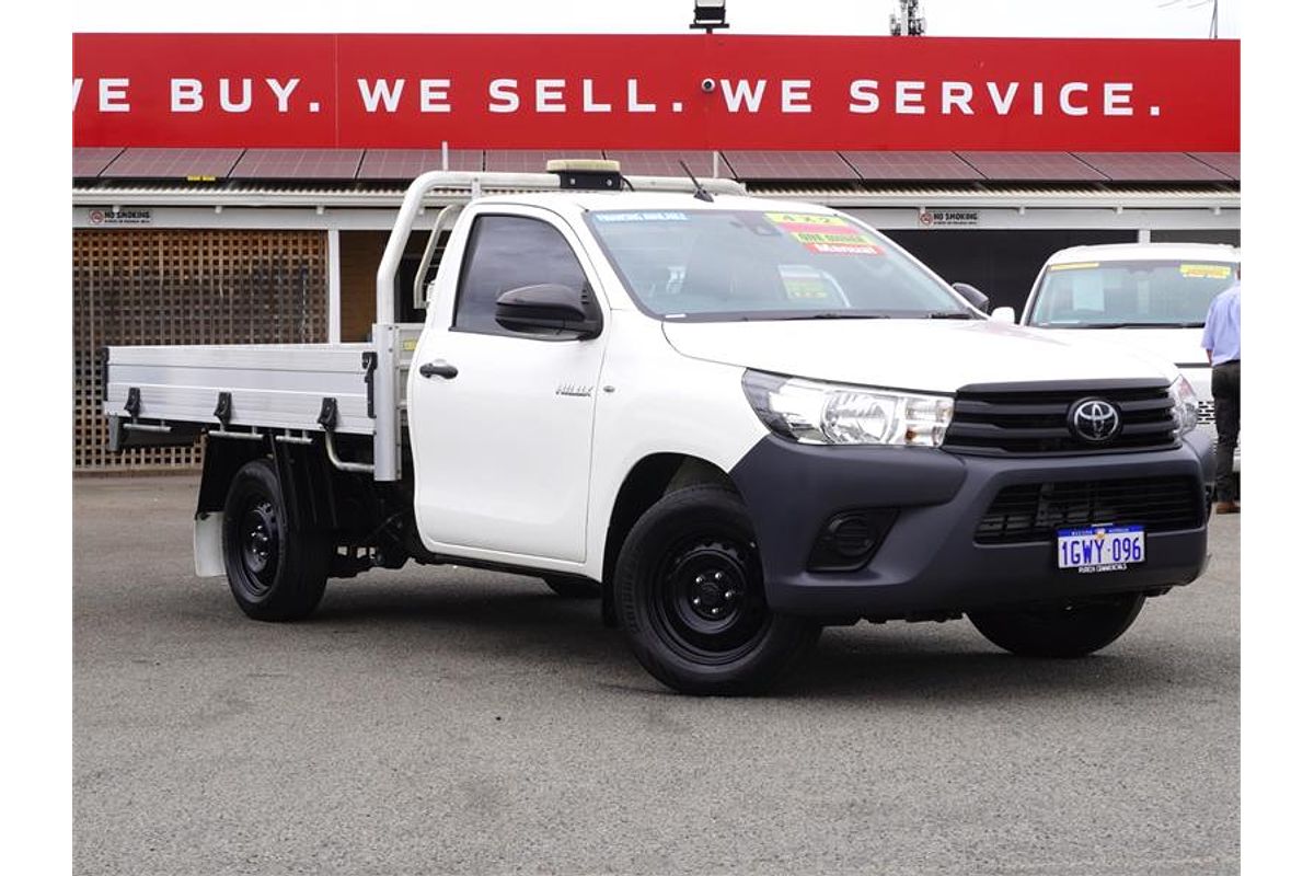 2019 Toyota Hilux Workmate TGN121R Rear Wheel Drive