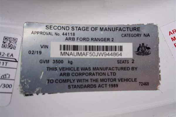 2019 Ford Ranger XL PX MkIII 4X4