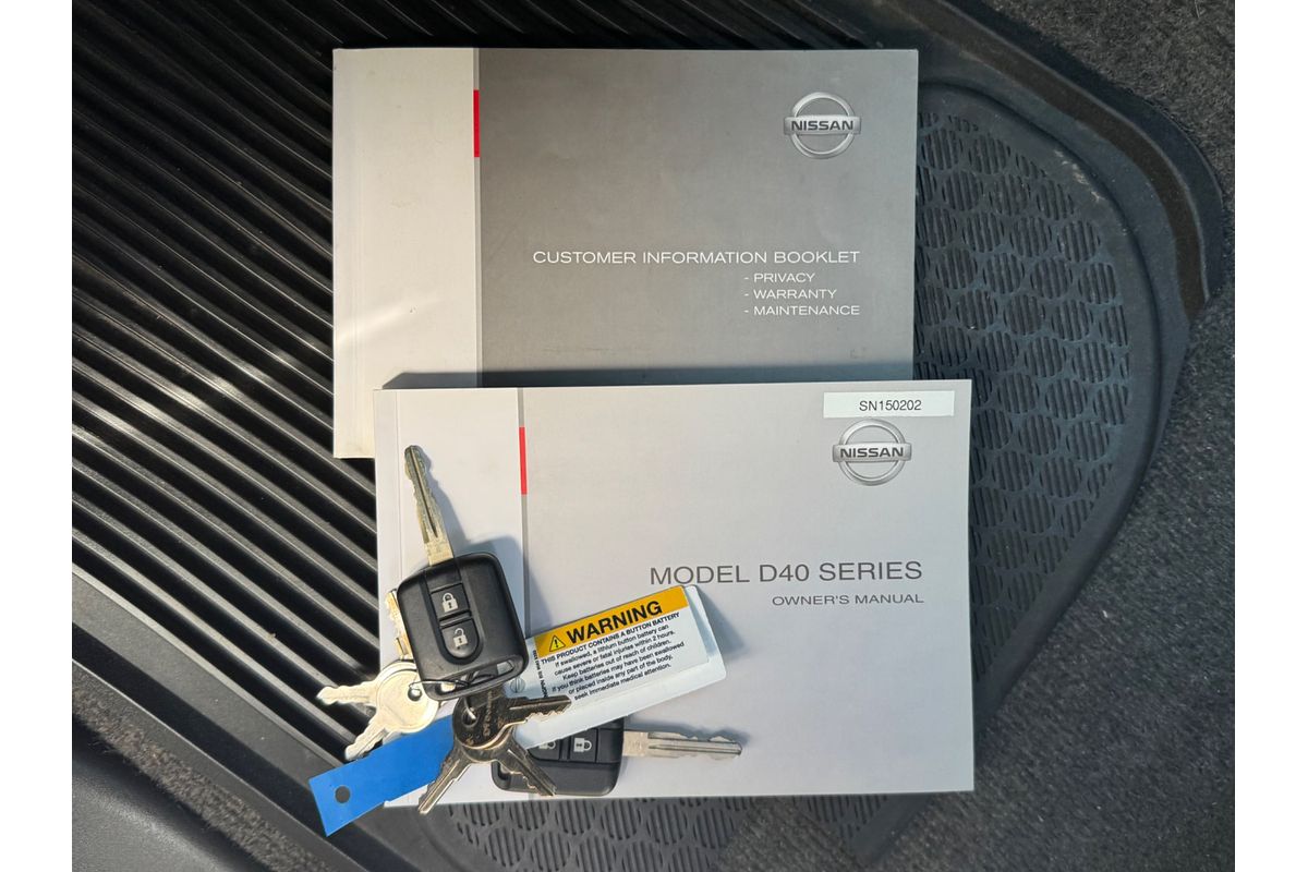 2014 Nissan Navara Silverline SE D40 Series 9 4X4