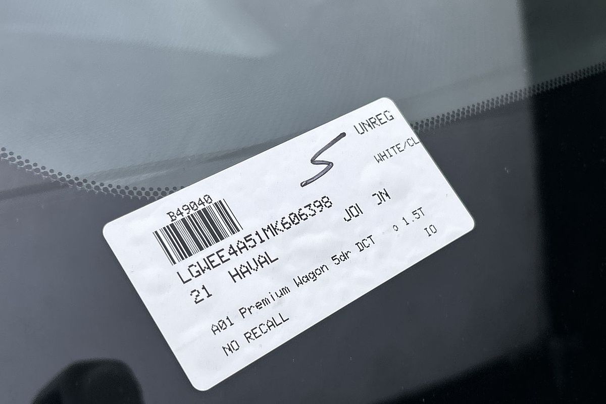 2021 Haval Jolion Premium A01