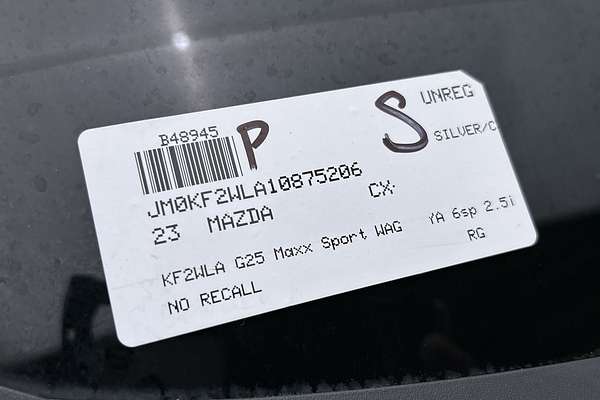 2023 Mazda CX-5 G25 Maxx Sport KF Series