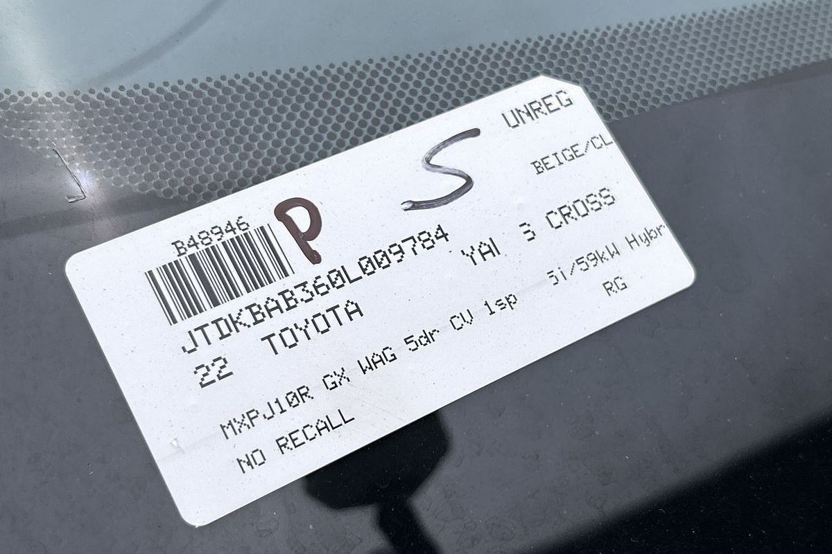 2022 Toyota Yaris Cross GX MXPJ10R