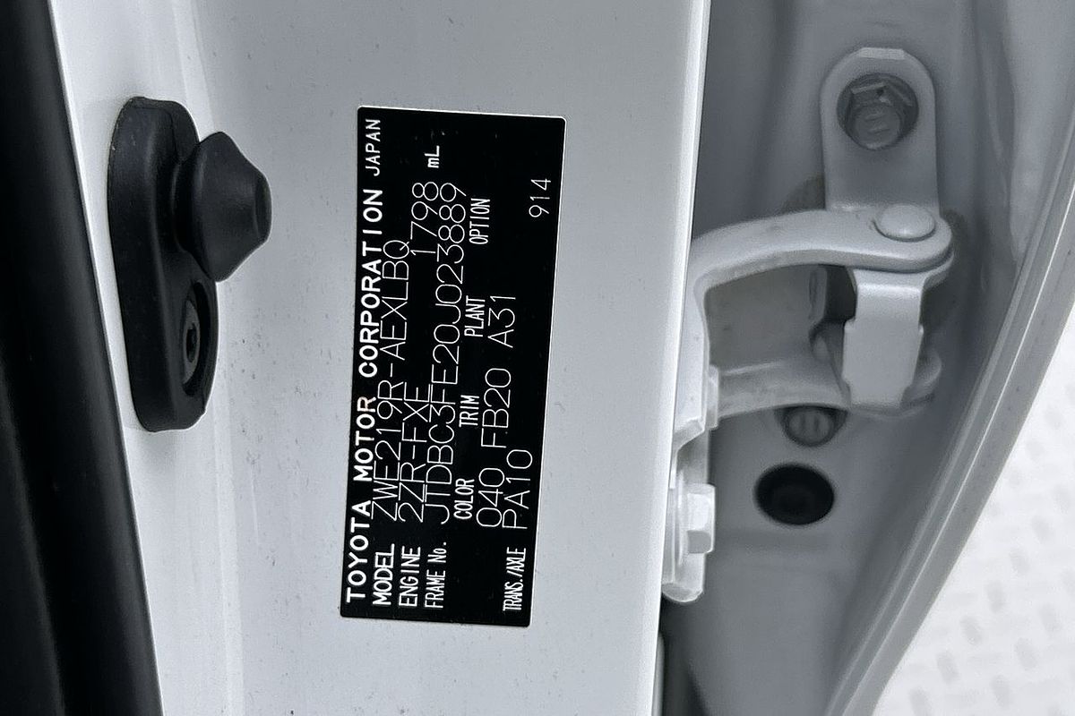 2023 Toyota Corolla Ascent Sport Hybrid ZWE219R