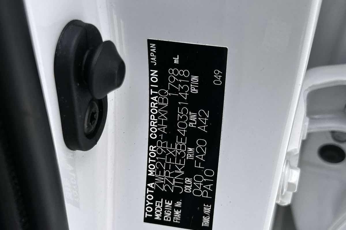 2023 Toyota Corolla Ascent Sport Hybrid ZWE219R