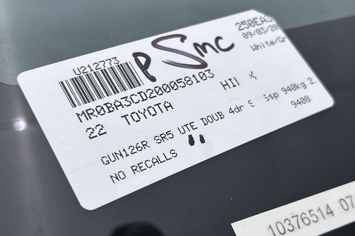 2022 Toyota Hilux SR5 GUN126R 4X4