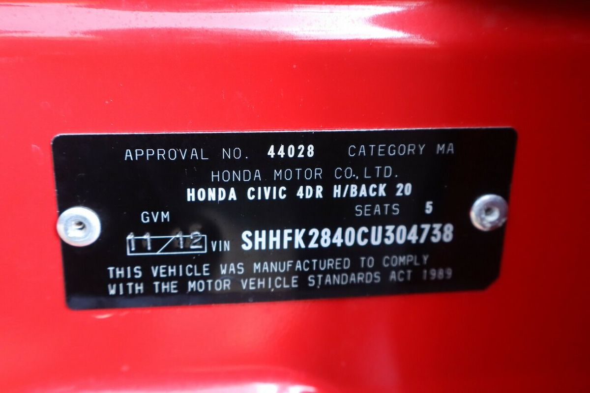 2012 Honda Civic VTi-S FK