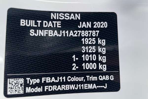 2020 Nissan QASHQAI MY20