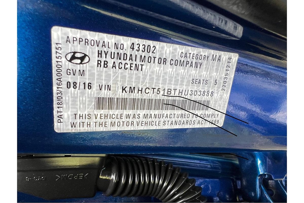2016 Hyundai Accent Active RB4