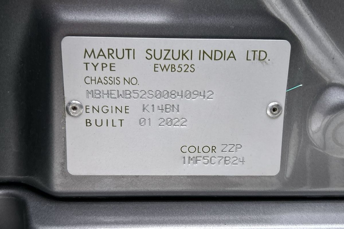 2022 Suzuki Baleno GL EW Series II