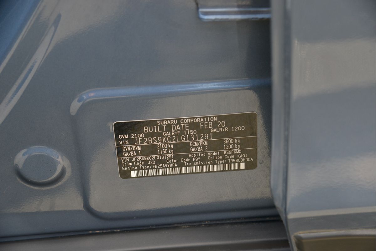 2020 Subaru Outback 2.5i 5GEN