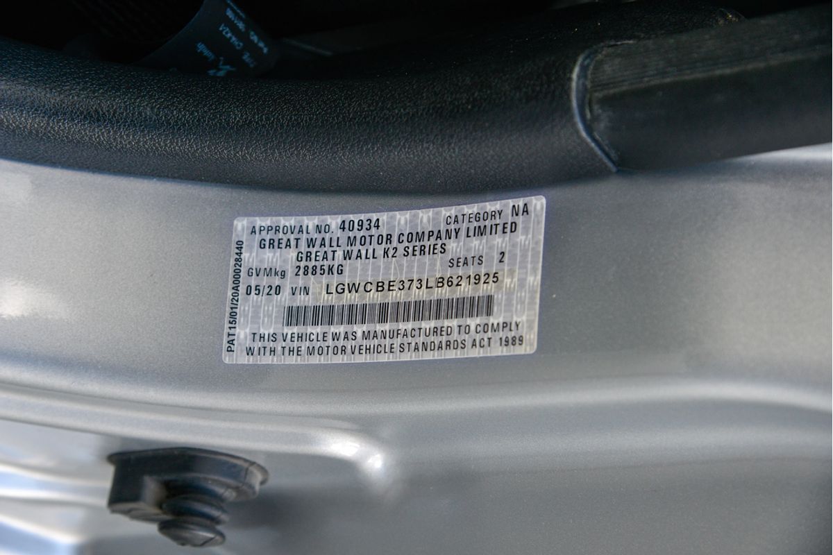 2021 GWM Steed K2 Rear Wheel Drive