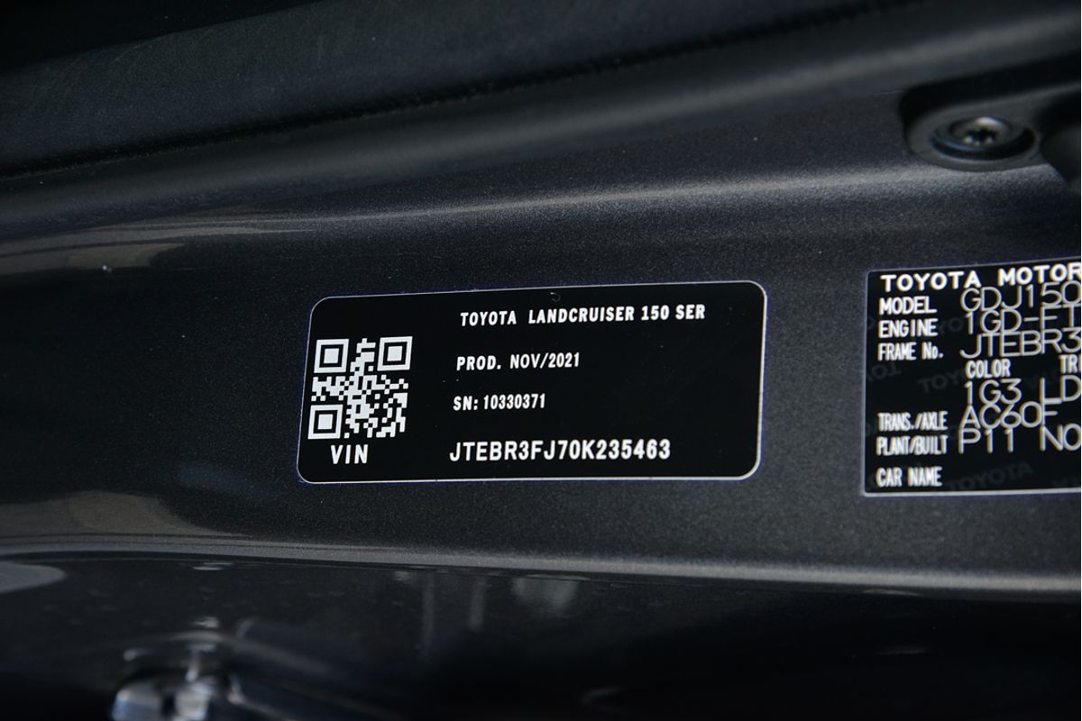2021 Toyota Landcruiser Prado GXL GDJ150R